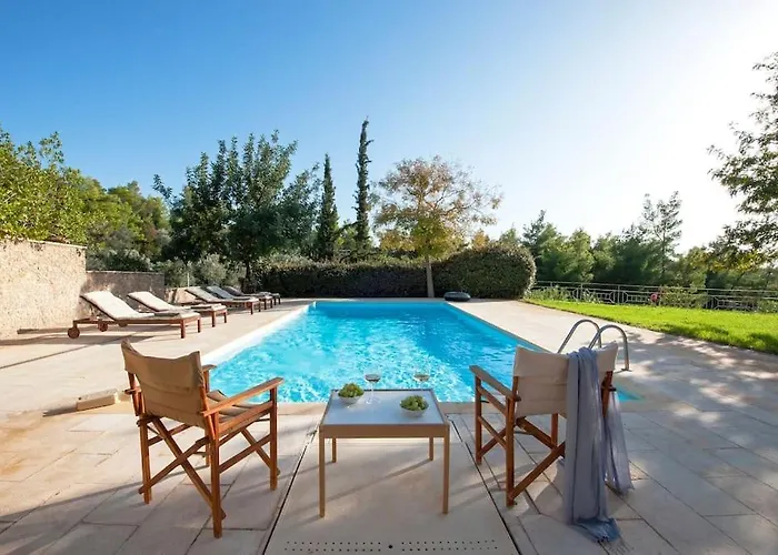 Stellar Private Pool-sea View Villa Porto Heli
